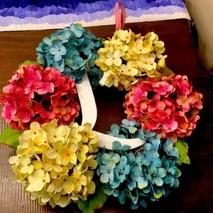 L monogram door wreath